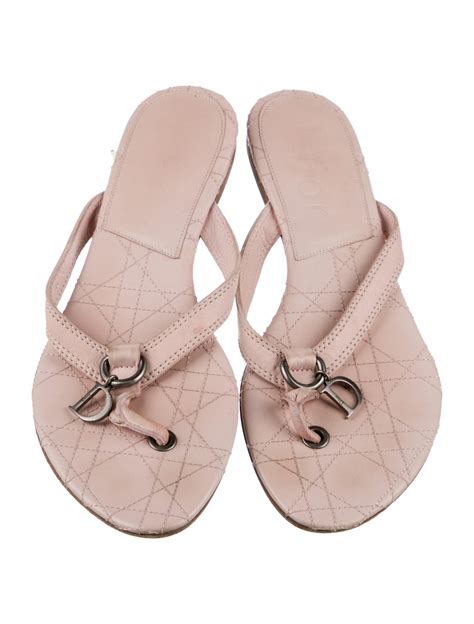 dior flip flops pink|christian dior flip flops.